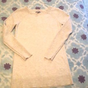Loft Oatmeal Waffle Sleeve Sweater
